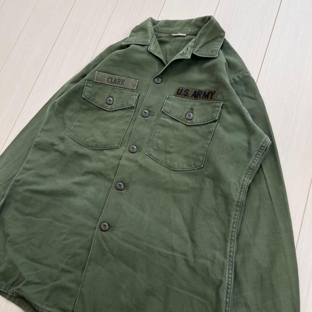 60's USARMY UTILITY SHIRT 16H古着 ヴィンテージ