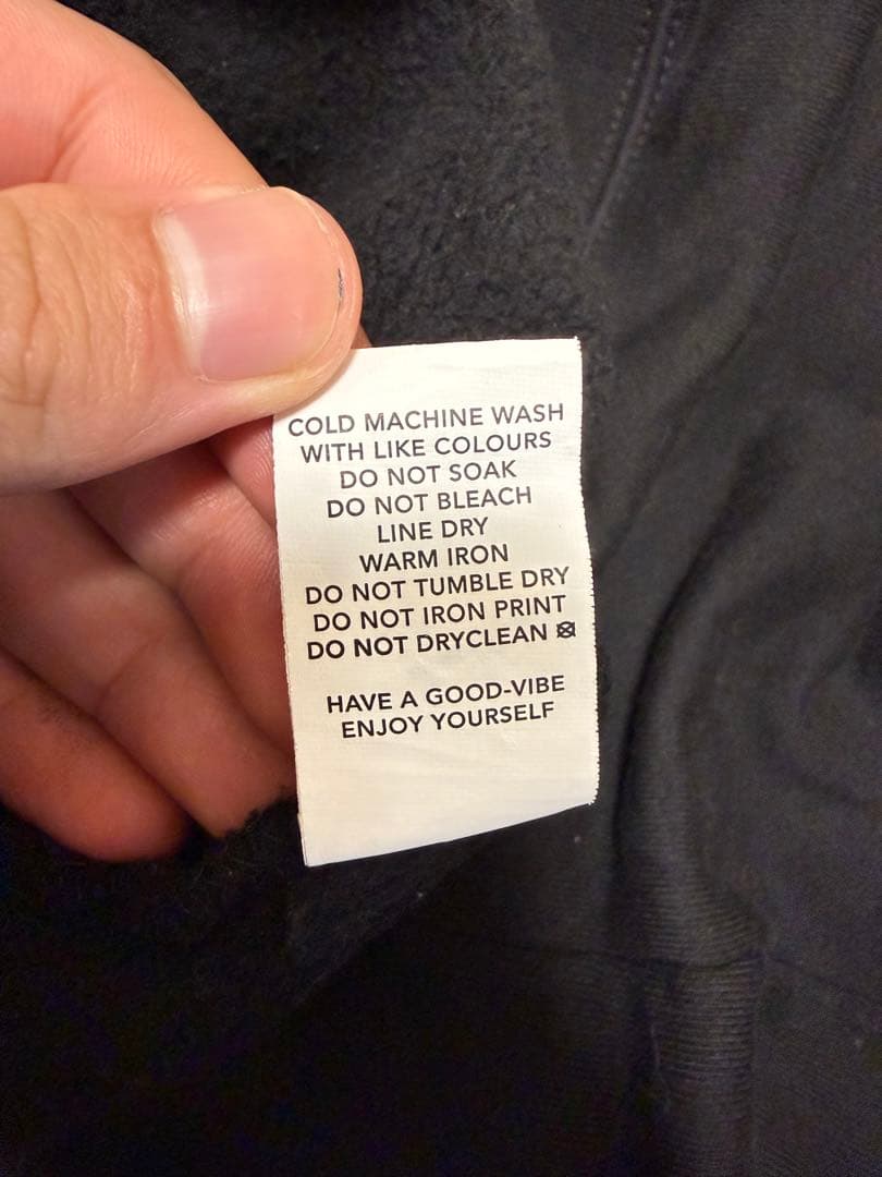 【正規品】Stussy ブラック パーカー Sロゴ