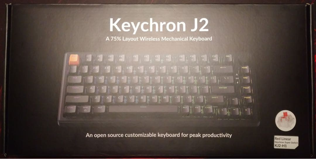 Keychron J2 赤軸 US配列 公式通販限定 美品