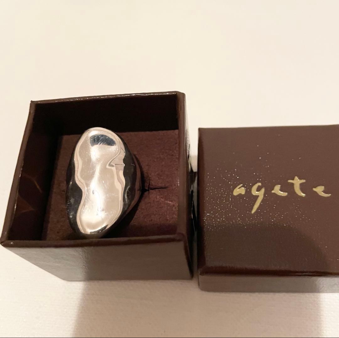 Agete シルバーリング　11号美品