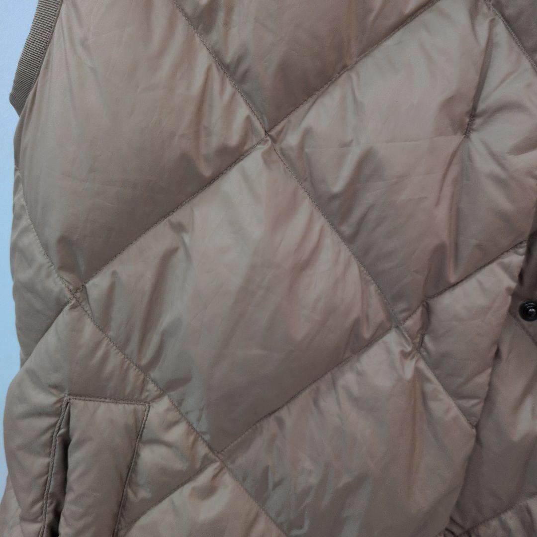 マックスマーラ MaxMara IT40 ベージュ　フード付きダウンベスト