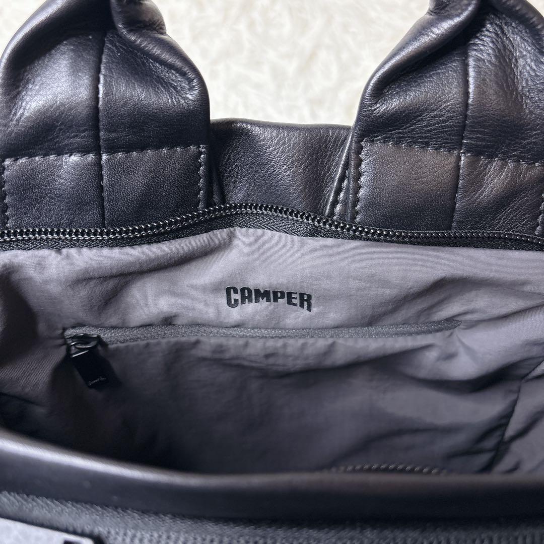 美品✨CAMPER カンペール Globo レザー リュック バックパック 黒