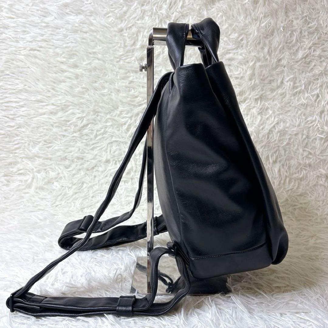 美品✨CAMPER カンペール Globo レザー リュック バックパック 黒