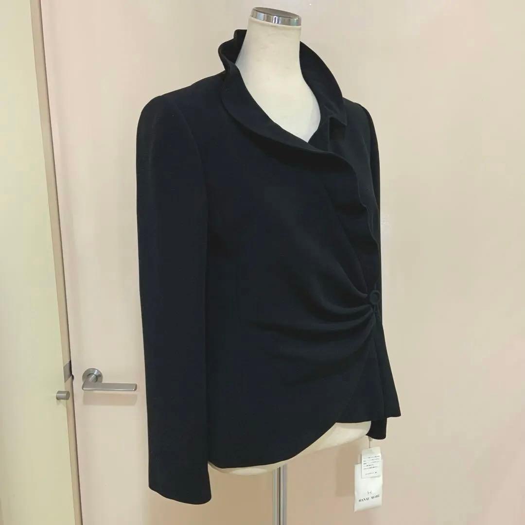 新品8万9250円　ハナエモリ（HANAE MORI）黒のジャケット