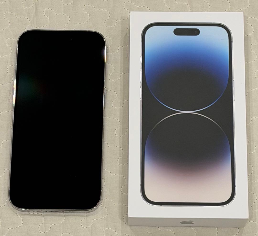 iPhone14Pro 本体 iPhone Apple シルバー 箱あり 128