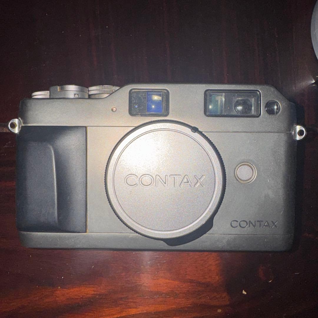 コンタックスCONTAX G1 コンパクトカメラ シルバー 動作未確認　ジャンク