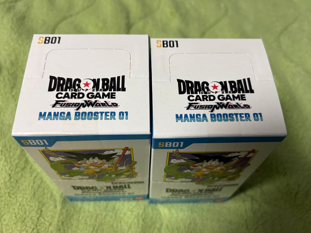 ドラゴンボールカード MANGA BOOSTER 01 2BOX テープ付