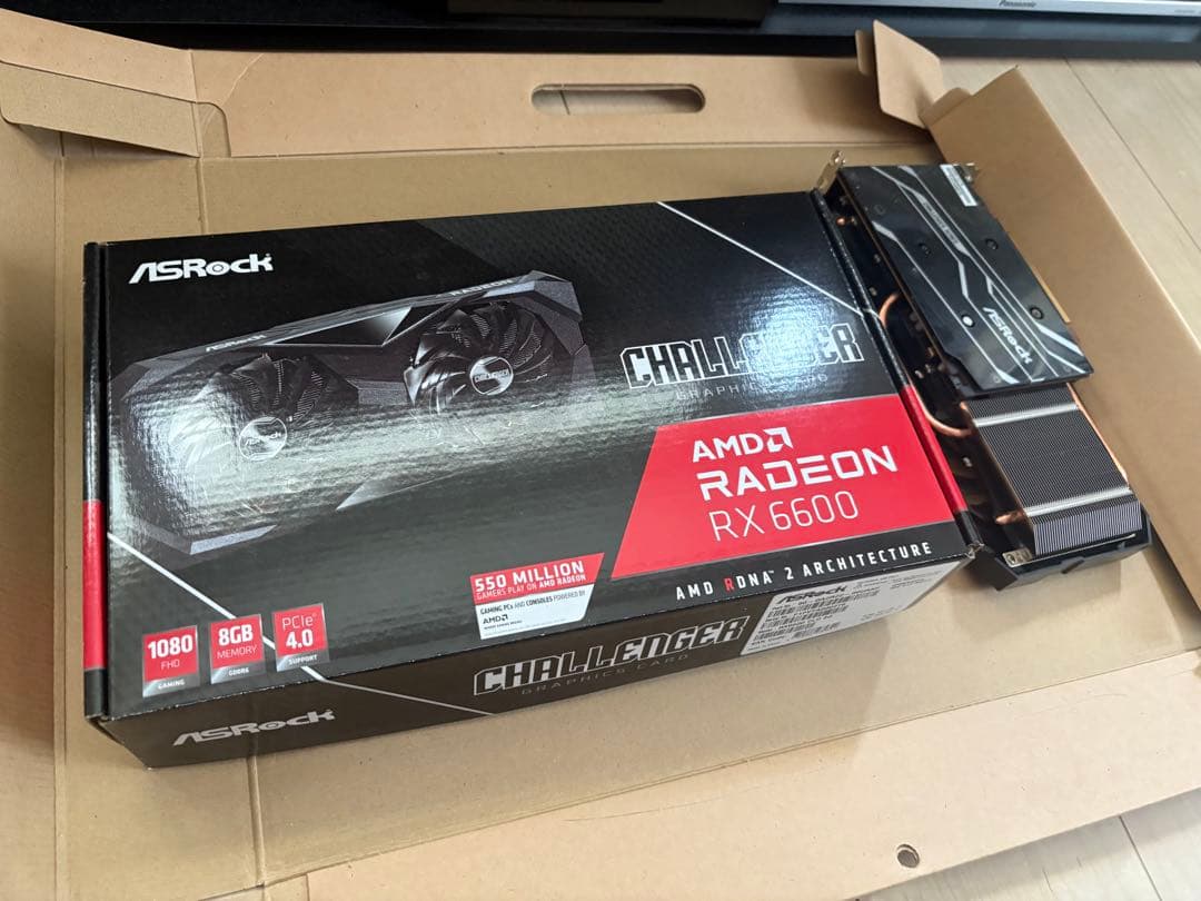 ケース様用　RX 6600 グラフィックスカード