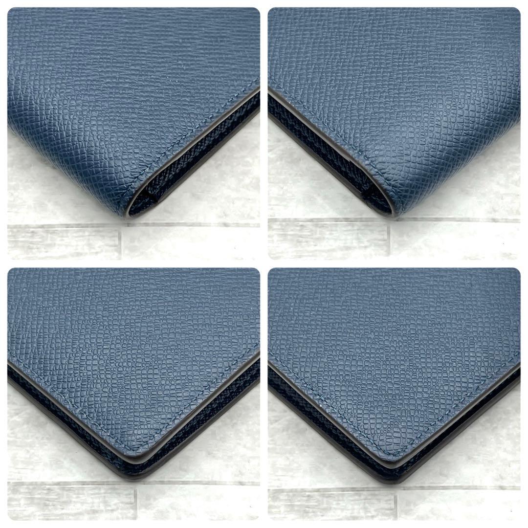 ★超極美品★ルイヴィトン　札入れ　タイガ　ポルトフォイユ　ロン　ネイビー　長財布