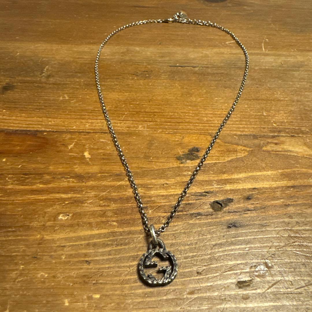 GUCCI ペンダントネックレス シルバー