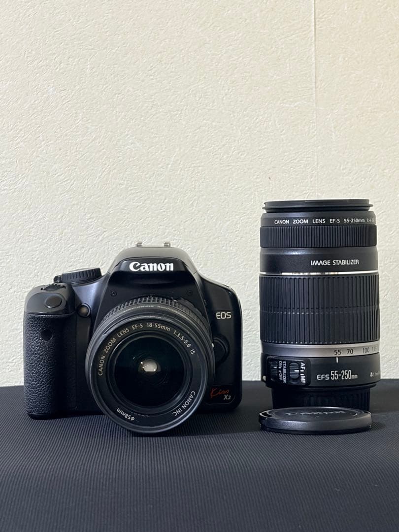 Canon デジタル一眼レフカメラ EOS Kiss X2 望遠レンズセット