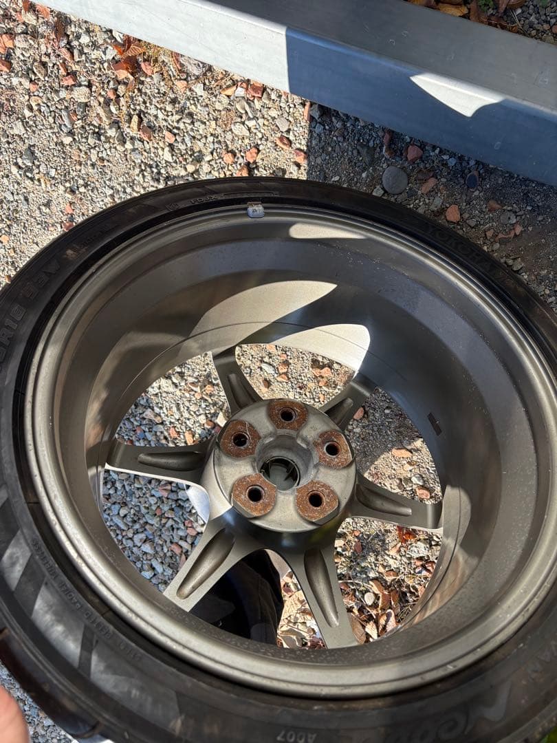 R34 GT-R純正ホイール　18インチ4本9j+30 タイヤホイール　美品