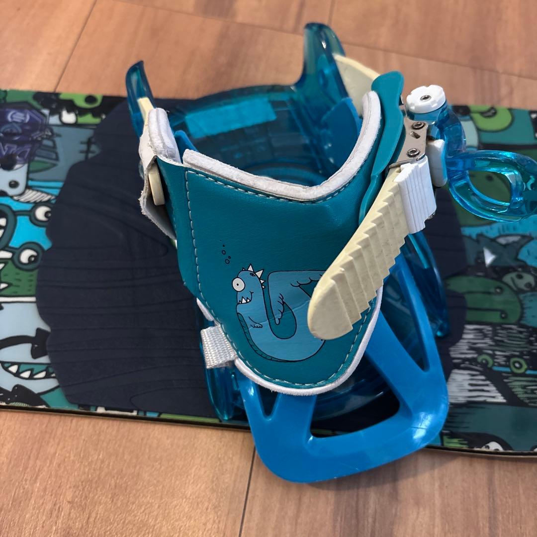 BURTON　キッズお勧めスノーボードセット　90cm　バイン付セット