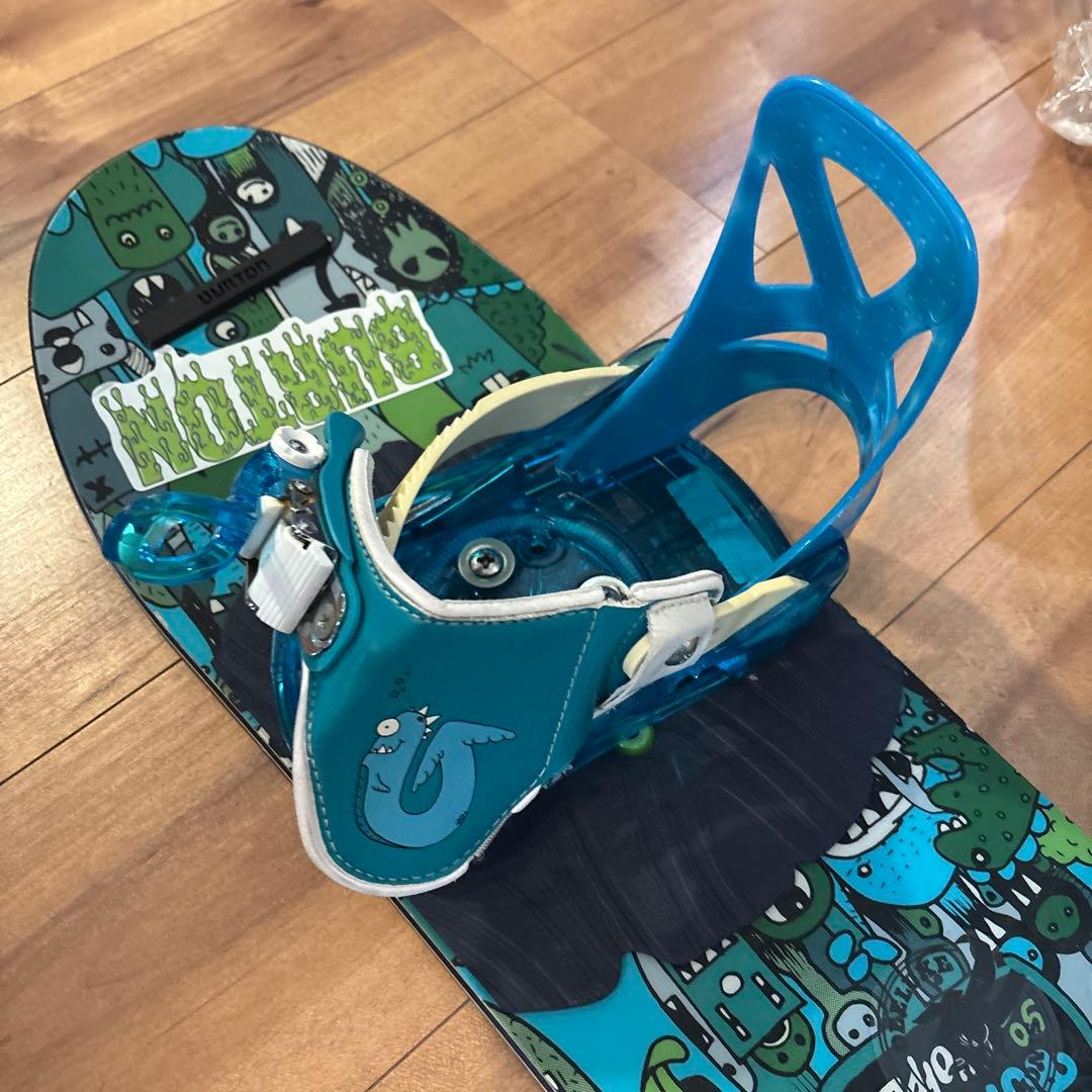 BURTON　キッズお勧めスノーボードセット　90cm　バイン付セット