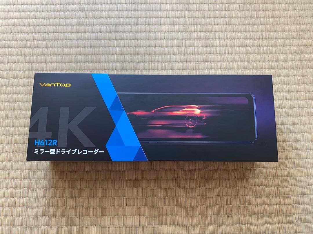 Van Top H612R 4Kミラー型ドライブレコーダー 新品未使用品・未開封