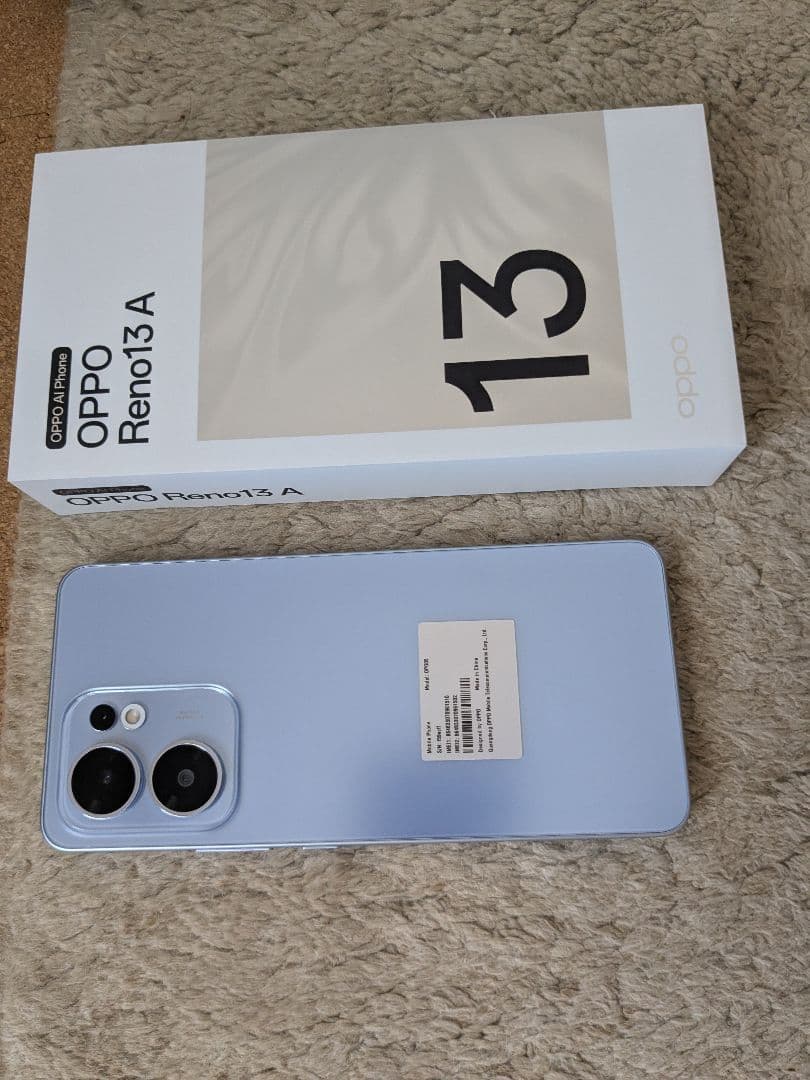 【送料込】OPPO Reno13 A ライトブルー 本体