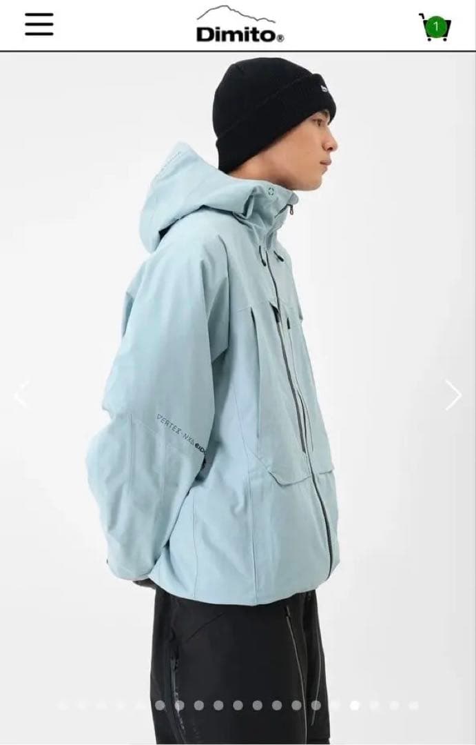 DIMITO GTX 2L JACKET ミスト ディミト