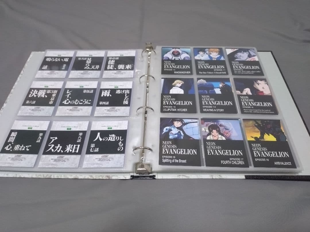 カードダスマスターズ新世紀エヴァンゲリオン第一集＆第二集初版コンプリート
