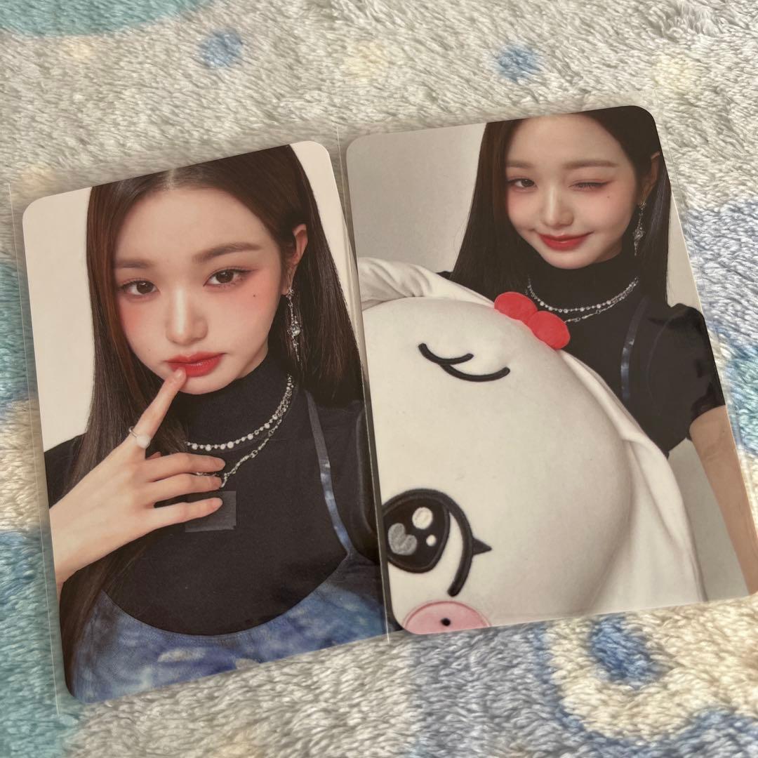 ive minive ウォニョン フェイスポーチ クッション 特典トレカ