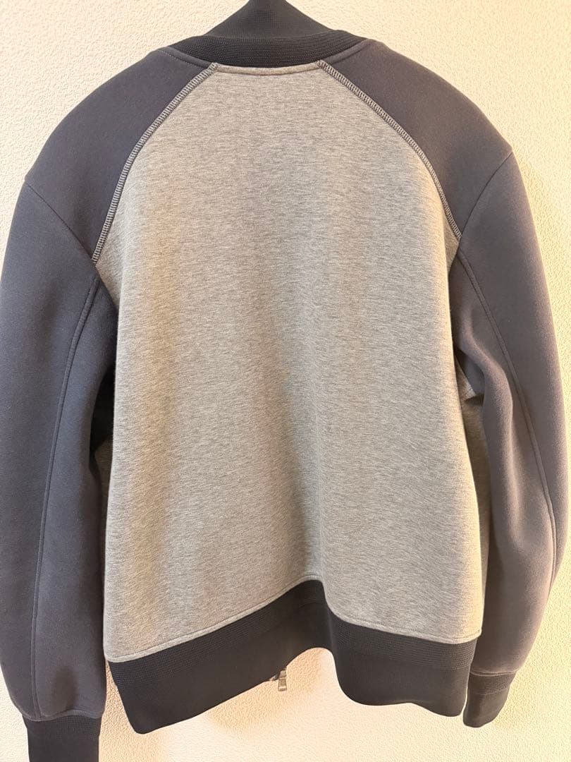 MONCLER グレー ネイビー ジャンパー M