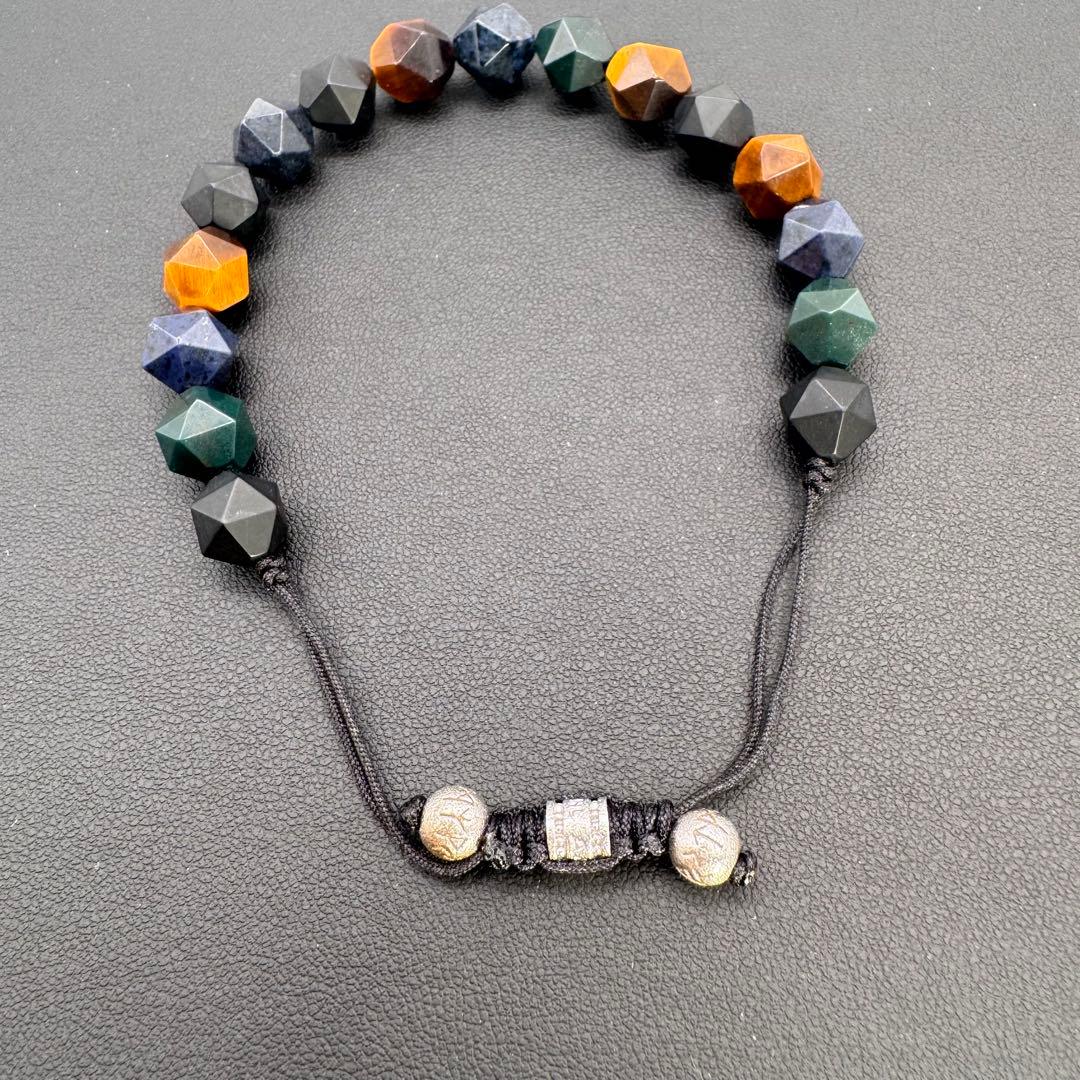 AWNL 天然石 ブレスレット 箱 カード 保存袋 オニキス タイガーズアイ 他