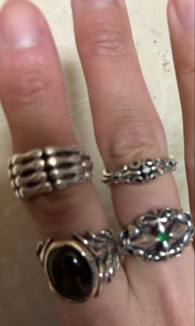 シルバー　指輪　シルバーリングセット