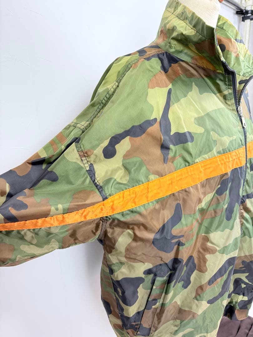 90s stussy オールドステューシー ナイロンジャケット カモ柄 L