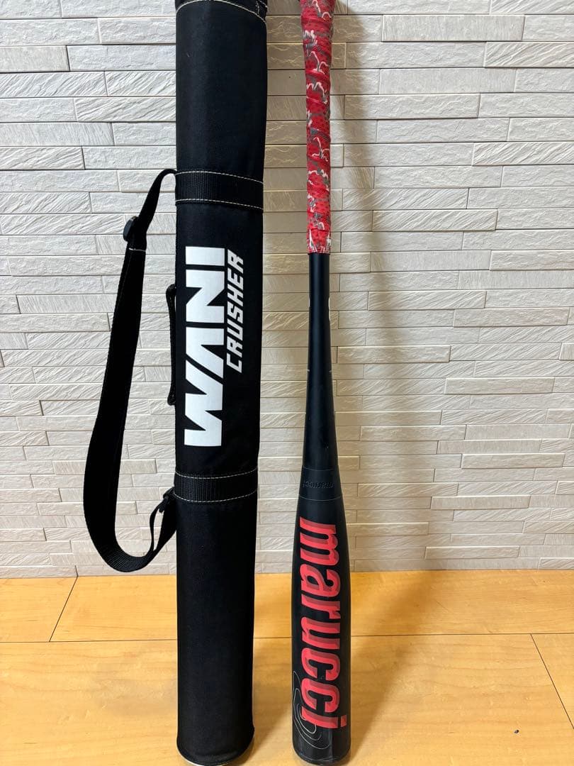 marucci WANI CRUSHER バット 黒/赤 バットケース付き