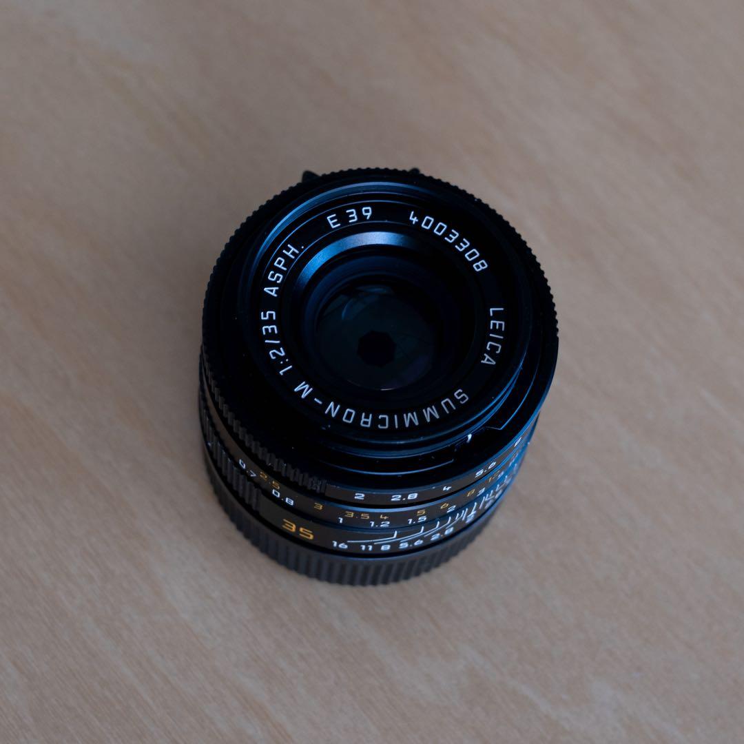 Leicaライカ summicron M35mm F2 ASPH 純正フード付