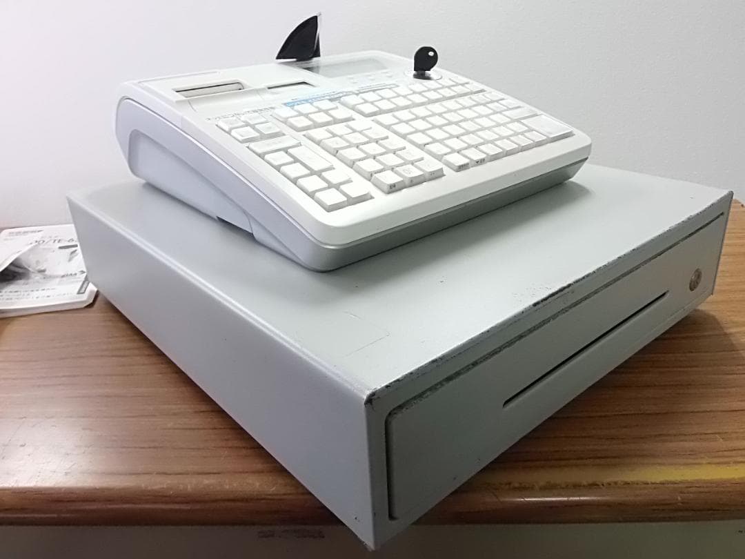 1214店名部門名領収設定無料物販向30部門 カシオTE-5500 レジスター