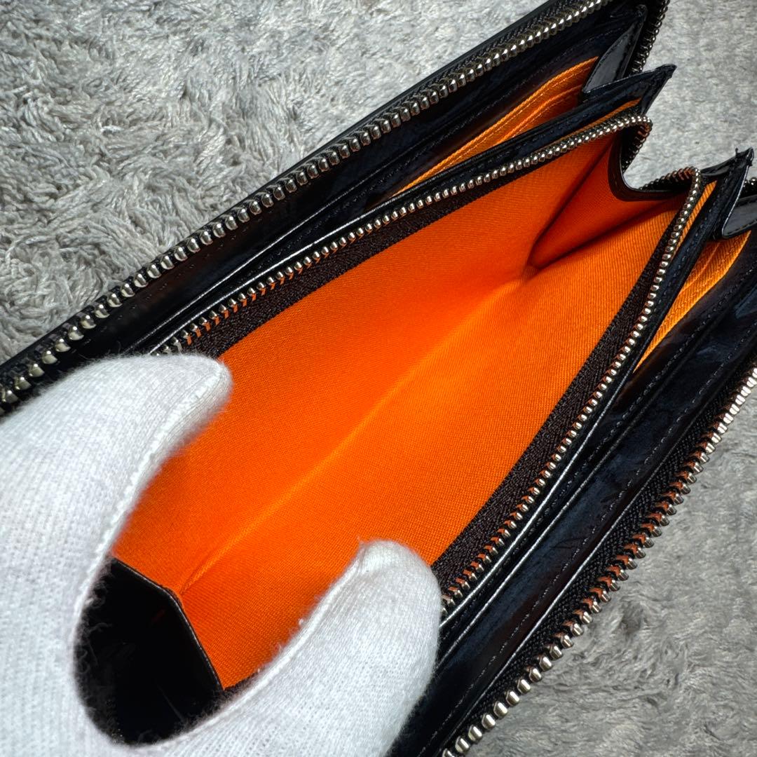 【未使用】CASTELBAJAC 長財布 ラウンドファスナー レザー カラフル