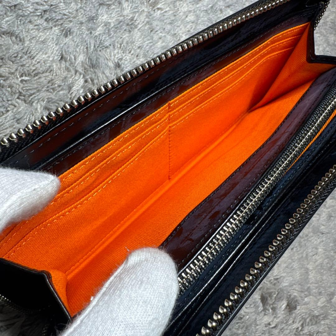 【未使用】CASTELBAJAC 長財布 ラウンドファスナー レザー カラフル