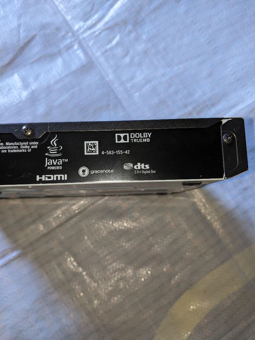 ソニー　ブルーレイプレーヤー　DVD　 4Kアップコンバート BDP-S6700