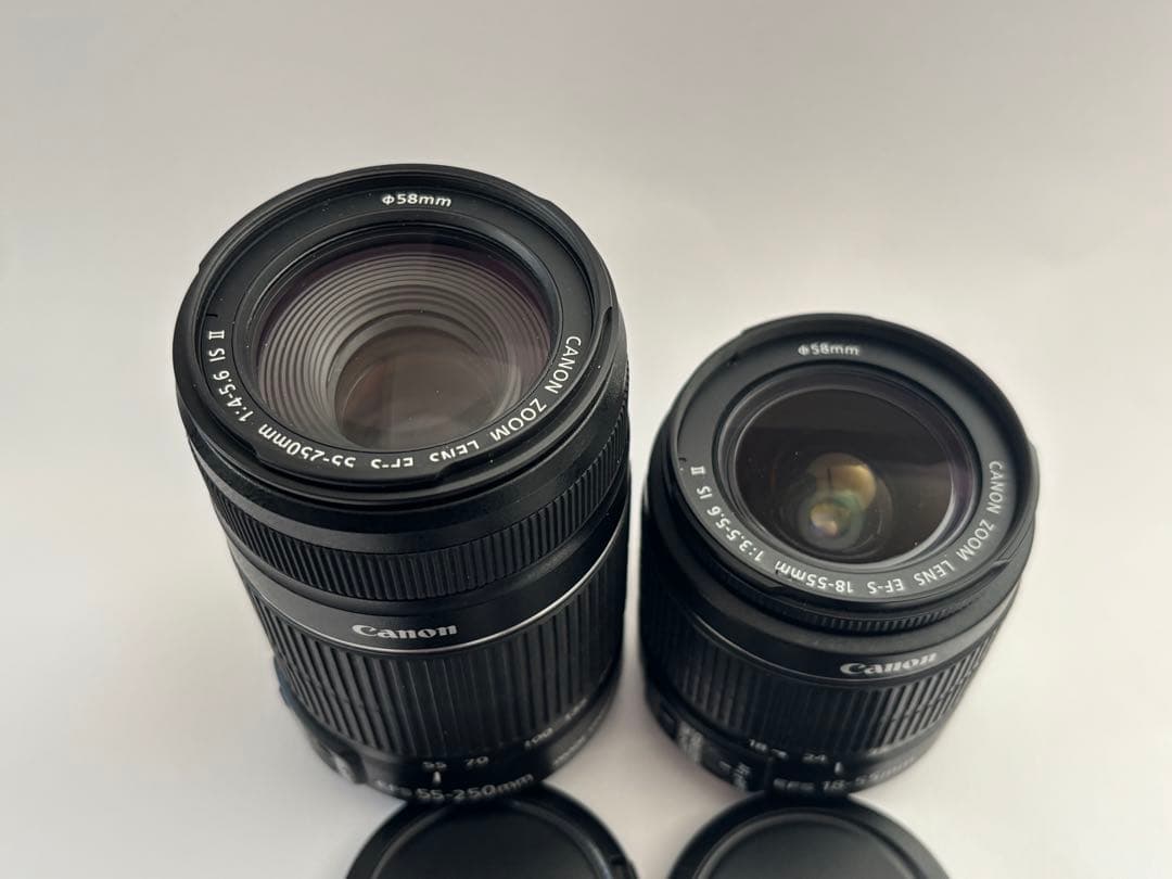 美品 ほぼ新品 Canon EOS Kiss X5 ダブルレンズキット