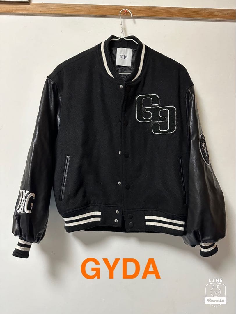 GYDAジェイダ 大人気即完売 Gロゴスタジャン アウター ブラック黒