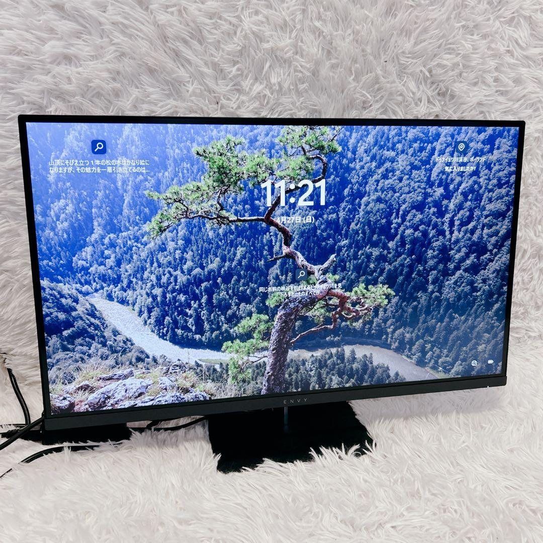 【美品】HP ENVY 27s 4k IPSモニター