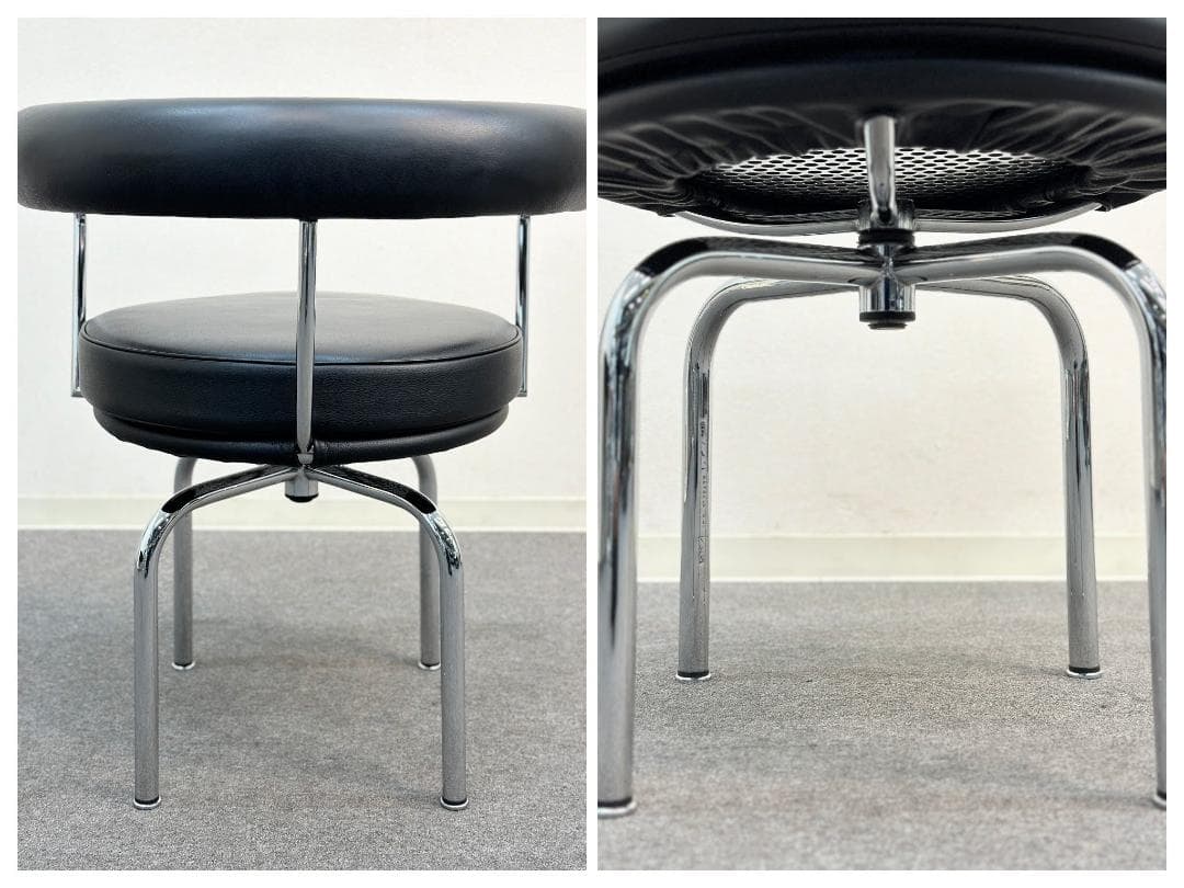 訳アリ品■Cassina/カッシーナ■LC7　スウィベルチェア　ル・コルビュジエ