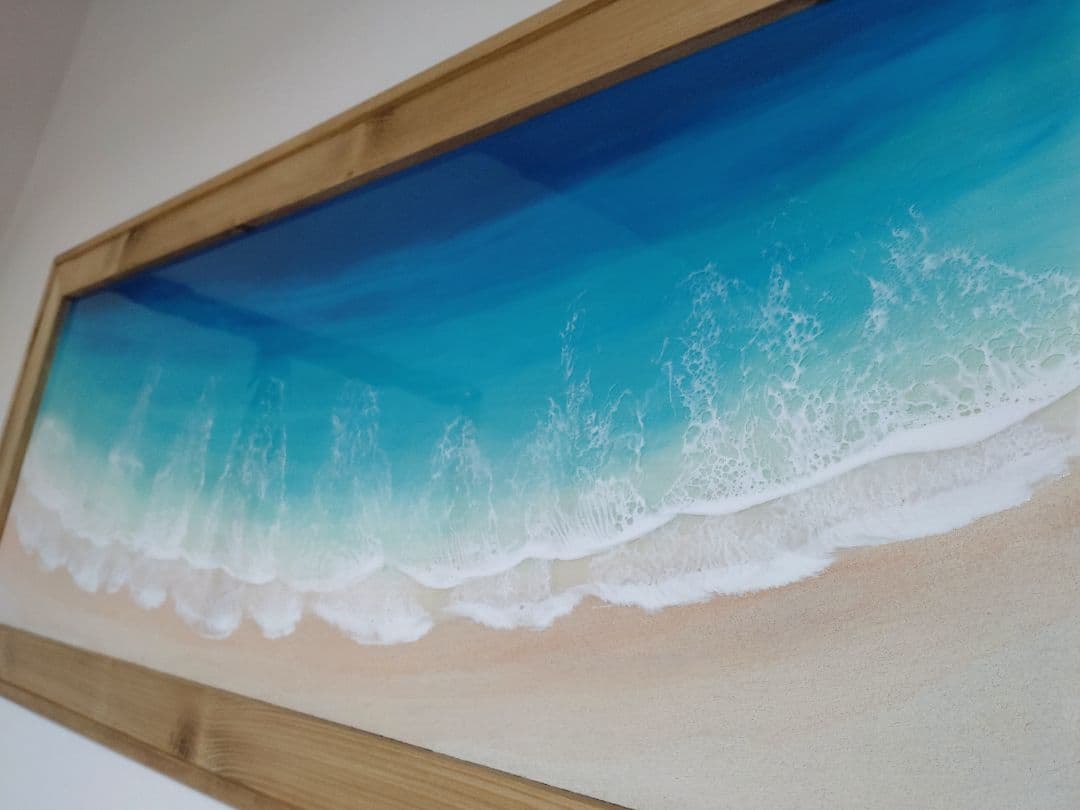 大掃除激安マン☆レジンアート(Miyako Blue・Frametype)