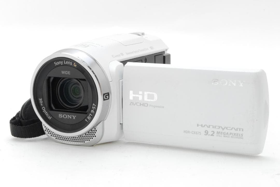 【箱付き】ソニー SONY HDR-CX675 ホワイト