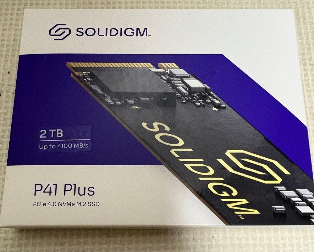内蔵型SSD SOLIDIGM P41 Plus 2TB NVMe SSD