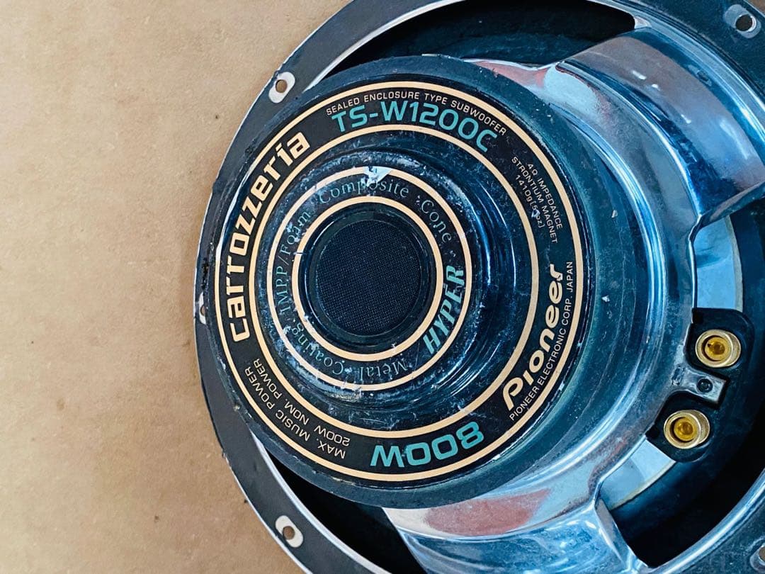 Pioneer TS-W1200C ウーファー 800W
