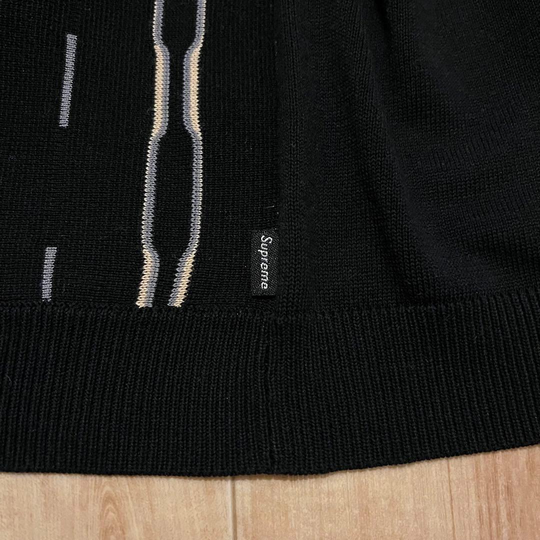 激レア！2018AW SUPREME“VERTICAL STRIPE”ニットポロ