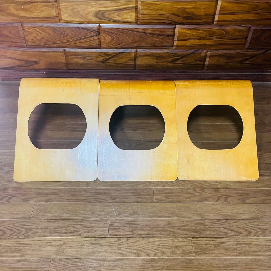 石橋✨️木製座椅子　曲げ座椅子　和座椅子 ナチュラル 　旅館座椅子