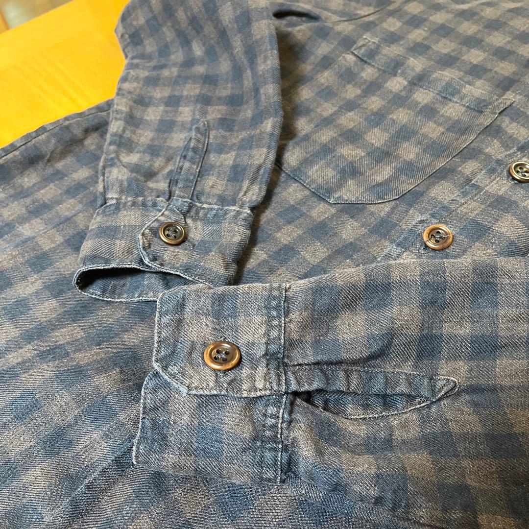 Evan kinori リネンシャツ