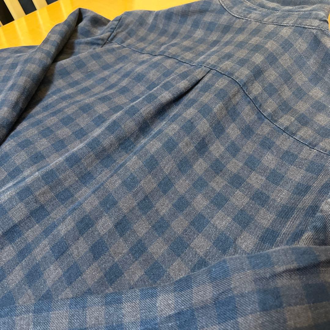 Evan kinori リネンシャツ