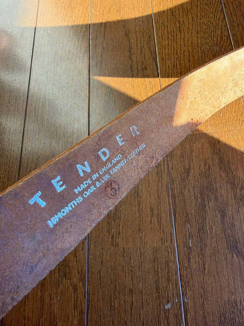 tender co ベルト size3 ブラウン 全長105 w79-90