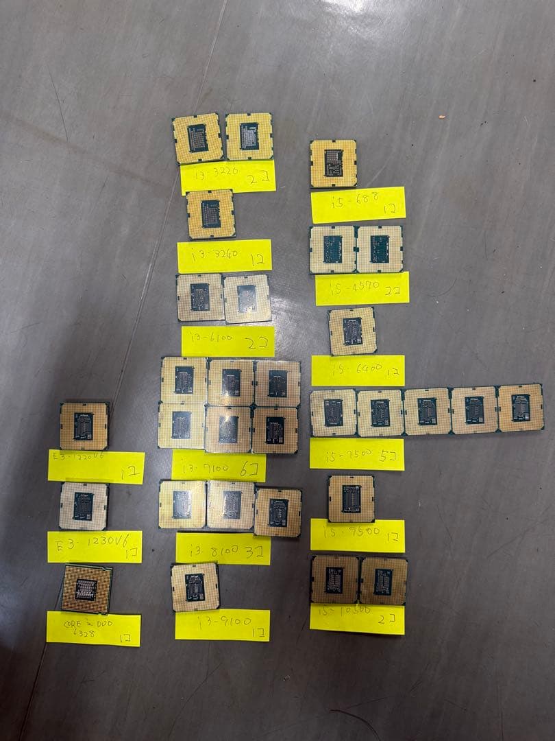 お買い得セットCPU 30個i5 i3多数