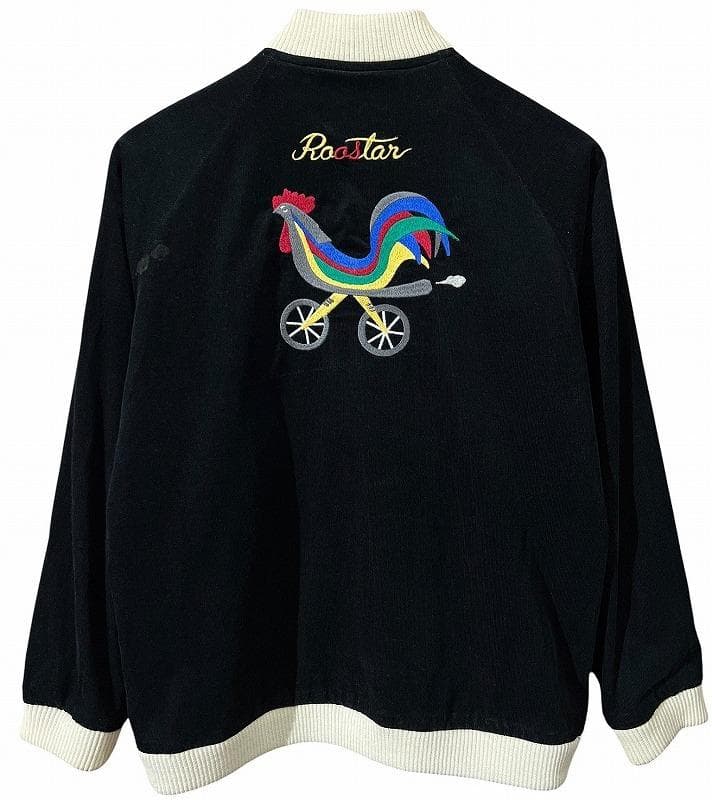 専用　ROTAR ローター パンダ ニワトリ 稲妻 リバーシブル スカジャン