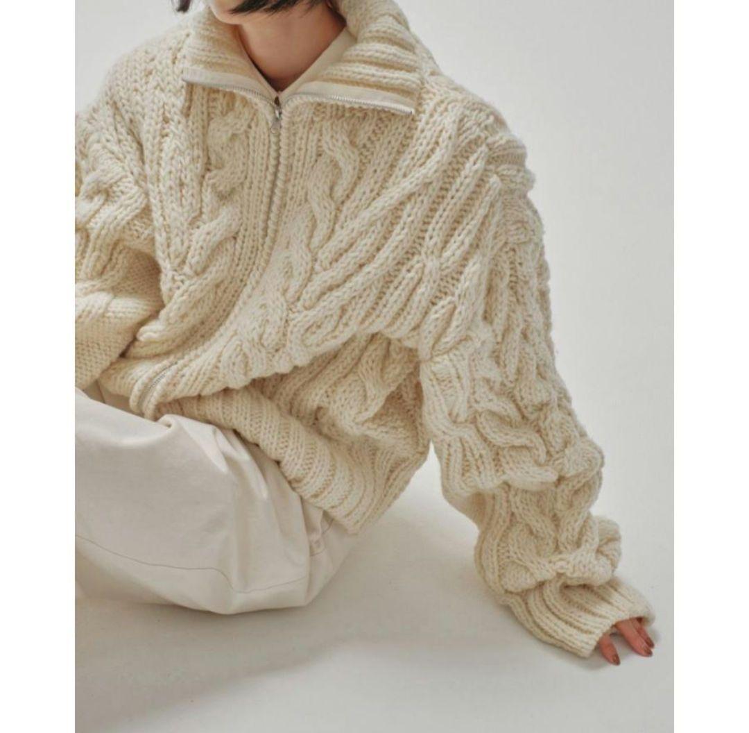 専用 todayful Volume Handknit Cardigan