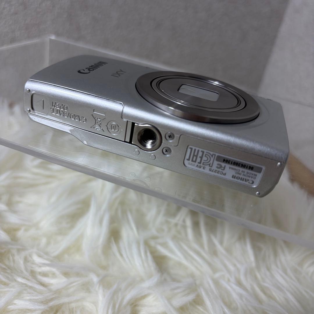 【ほぼ未使用】Canon キャノン IXY 180 シルバー デジカメ ②